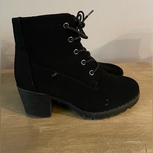 I.D. Required black booties